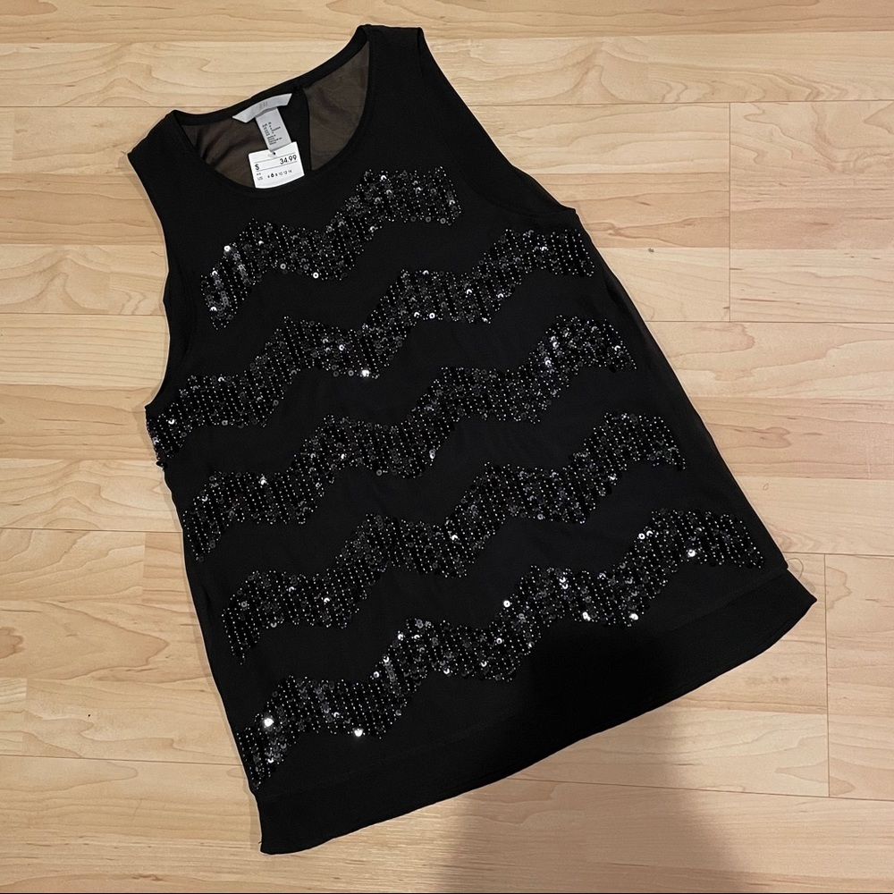 NWT H&M party tank top